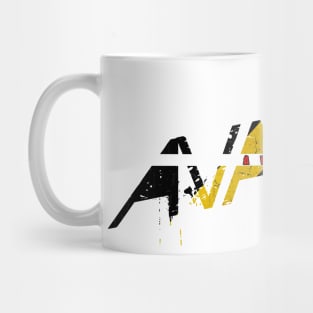 vintage typo Avatar Mug